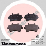 Piduriklotsi komplekt, ketaspidur ZIMMERMANN 23613.180.1