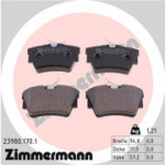 Piduriklotsi komplekt, ketaspidur ZIMMERMANN 23980.170.1