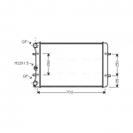 Radiaator, mootorijahutus AVA Clever Choice AI2155