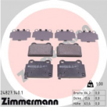 Piduriklotsi komplekt, ketaspidur ZIMMERMANN 24827.140.1