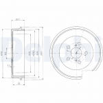 Piduritrummel DELPHI BF405