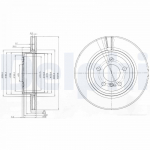 Piduriketas DELPHI BG3938