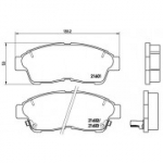 Piduriklotsi komplekt, ketaspidur BREMBO P 83 034