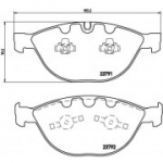 Piduriklotsi komplekt, ketaspidur BREMBO P 06 047
