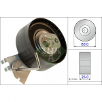 Pingutusrull, hammasrihm INA 531 0572 10