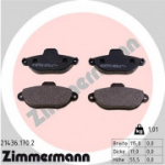 Piduriklotsi komplekt, ketaspidur ZIMMERMANN 21436.170.2