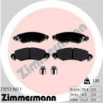 Piduriklotsi komplekt, ketaspidur ZIMMERMANN 23253.160.1