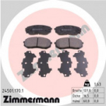 Piduriklotsi komplekt, ketaspidur ZIMMERMANN 24501.170.1