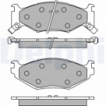 Piduriklotsi komplekt, ketaspidur DELPHI LP891