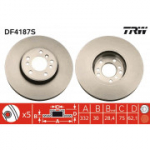 Piduriketas TRW DF4187S