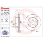Piduriketas BREMBO 09.7421.81