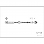 Pidurivoolik CORTECO 19032113