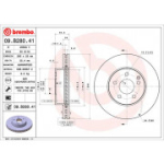 Piduriketas BREMBO 09.B280.41