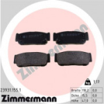 Piduriklotsi komplekt, ketaspidur ZIMMERMANN 23931.155.1