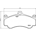 Piduriklotsi komplekt, ketaspidur BREMBO P 65 032