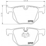 Piduriklotsi komplekt, ketaspidur HELLA 8DB 355 010-471