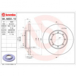 Piduriketas BREMBO 08.A650.10
