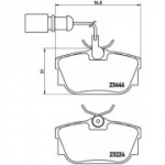 Piduriklotsi komplekt, ketaspidur BREMBO P 85 059