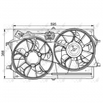Ventilaator, mootorijahutus NRF 47061