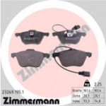 Piduriklotsi komplekt, ketaspidur ZIMMERMANN 23269.195.1