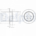 Piduriketas DELPHI BG2202