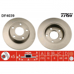 Piduriketas TRW DF4039