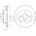 Piduriketas DELPHI BG2683
