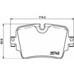 Piduriklotsi komplekt,ketaspidur BREMBO P 36 033