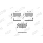 Piduriklotsi komplekt, ketaspidur JURID 572166J