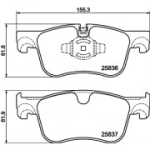 Piduriklotsi komplekt, ketaspidur HELLA 8DB 355 020-931