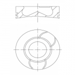 Kolvid MAHLE ORIGINAL 040 03 00