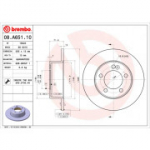 Piduriketas BREMBO 08.A651.10