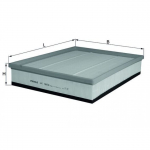 &Otilde;hufilter MAHLE ORIGINAL LX 1602