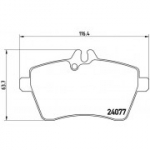 Piduriklotsi komplekt, ketaspidur BREMBO P 50 056