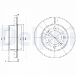 Piduriketas DELPHI BG2891
