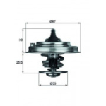 Termostaat, jahutusvedelik MAHLE ORIGINAL TX 30 80D
