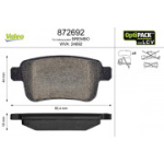 Piduriklotsi komplekt, ketaspidur VALEO 872692