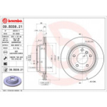 Piduriketas BREMBO 09.B338.21