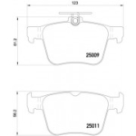 Piduriklotsi komplekt,ketaspidur BREMBO P 85 124X