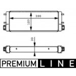 &Otilde;liradiaator, mootori&otilde;li MAHLE ORIGINAL CLC 169 001P