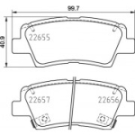 Piduriklotsi komplekt, ketaspidur BREMBO P 30 103