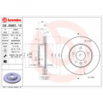 Piduriketas BREMBO 09.6983.10