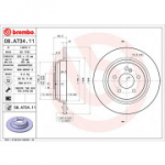 Piduriketas BREMBO 08.A734.11