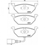 Piduriklotsi komplekt, ketaspidur BREMBO P 85 072