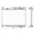 Radiaator, mootorijahutus NRF 53152