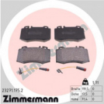 Piduriklotsi komplekt, ketaspidur ZIMMERMANN 23271.175.2