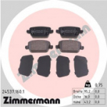 Piduriklotsi komplekt, ketaspidur ZIMMERMANN 24537.160.1