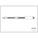 Pidurivoolik CORTECO 19032942