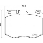 Piduriklotsi komplekt, ketaspidur BREMBO P 50 120