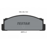 Piduriklotsi komplekt, ketaspidur TEXTAR 2007404